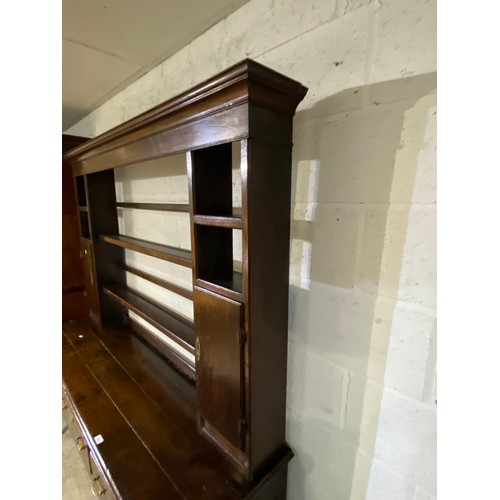 43 - Georgian oak dresser 196H 175W 50D