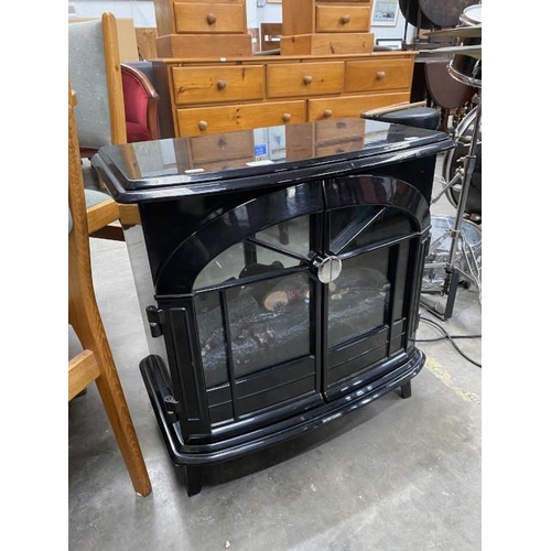 111 - Dimplex Stockbridge SKG20BLN electric stove 64H 62W 38D