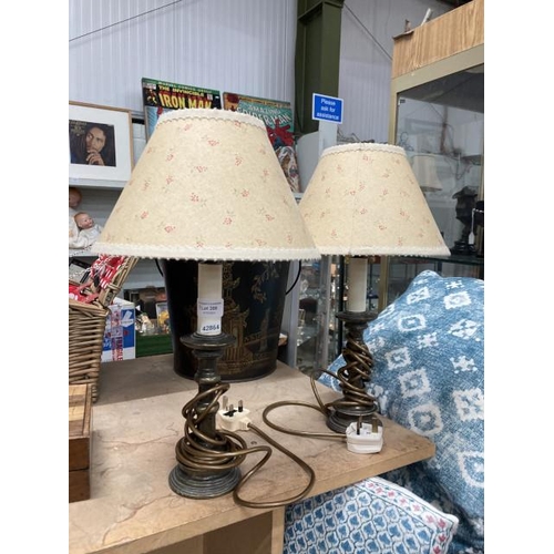 388 - Pair of Laura Ashley table lamps