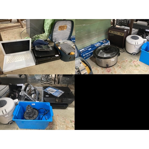 437 - Electrical goods including HP Envy 5644 printer and one other, De Longhi coffee grinder, Breville bl... 