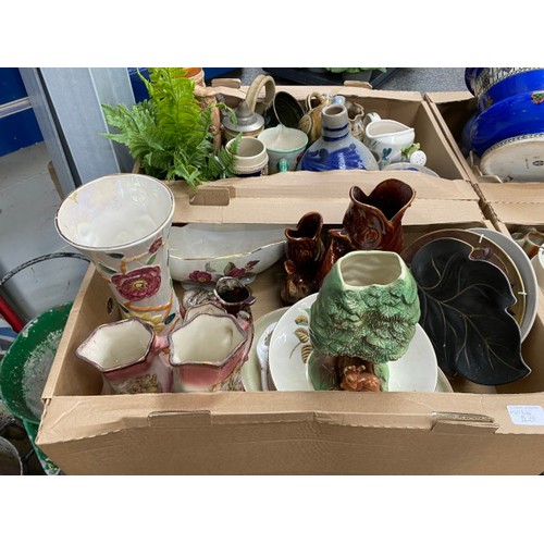 431 - 10 boxes of china and collectables including Royal Albert Christmas Magic plate, assorted cups and s... 