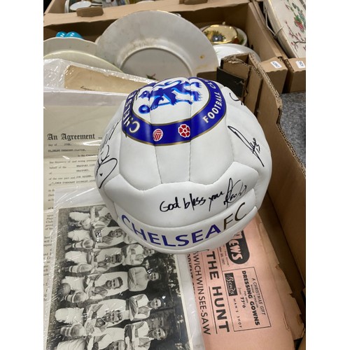 2 boxes of football memorabilia programmes including Arsenal v