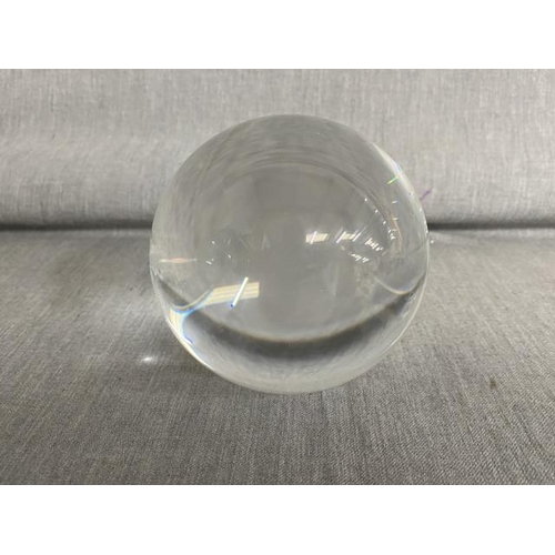 388 - Boxed crystal ball