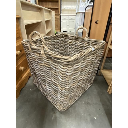 168 - Good quality log basket 66H 60W 60D