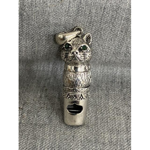 278 - Silver Cat whistle