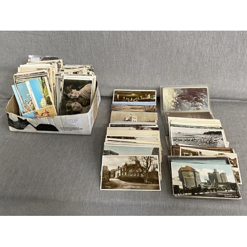 318 - Collection of early postcards inc. Blackpool Illuminations, Scarborough, York, Newcastle-on-Tyne, Ho... 