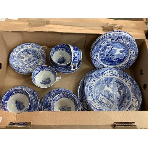 372 - 26 pieces of Spode Italian Design C.1816 blue & white china