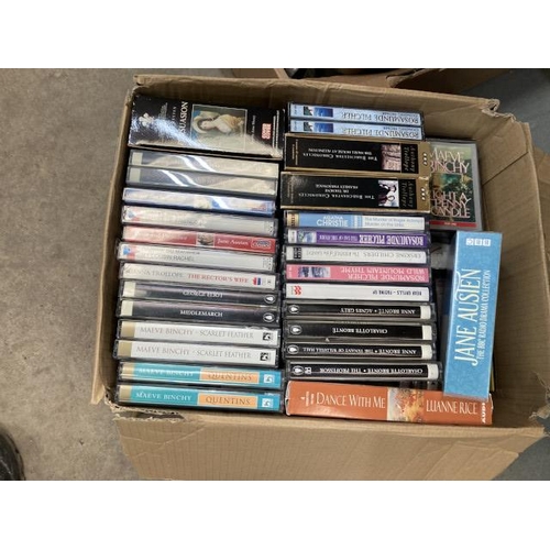 416 - Box of classic cassette audiobooks