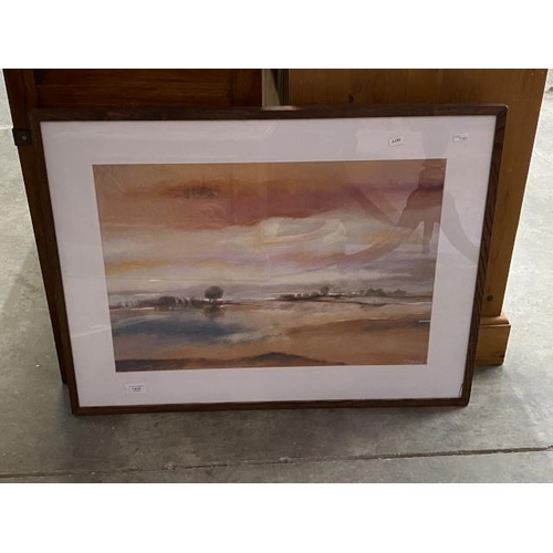 64 - Framed print ‘Rolling Hills’ by TJ Bridge 60 x 80cm