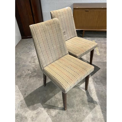 90 - Pair of mid century teak framed G Plan chairs (for decorative purposes only)