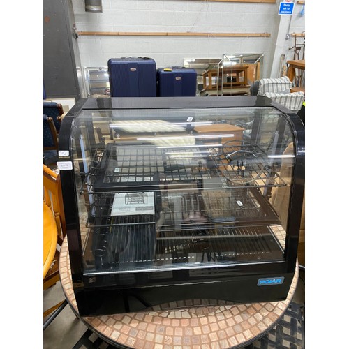 98 - Polar CC661-04 countertop refrigerated merchandiser 68H 68W 45D