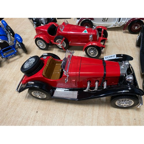 367 - Collection of model cars & motorbikes inc. 7 Burago, Matchbox, Oxford etc.