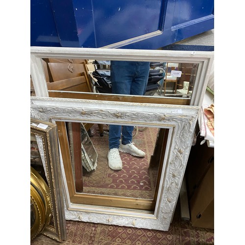 428 - Collection of mirrors & frames inc. gilt, painted, carved etc. (Various sizes)