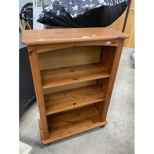 140 - Pine bookcase 95H 67W 29D