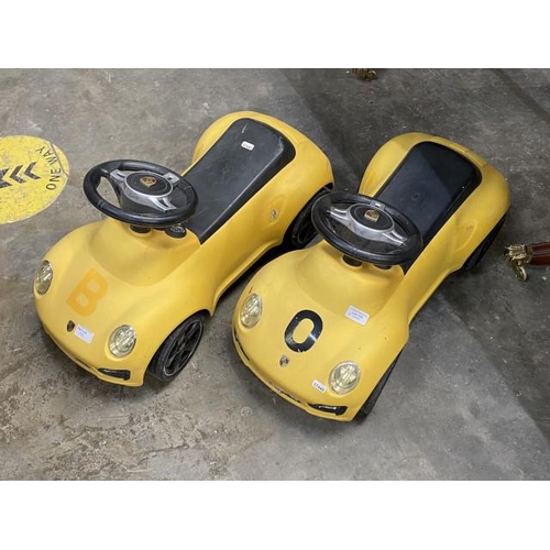 159 - 2x Rastar Group Porche 911 Turbo S child’s cars