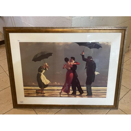 249 - Gilt framed Jack Vettriano print 97x73cm