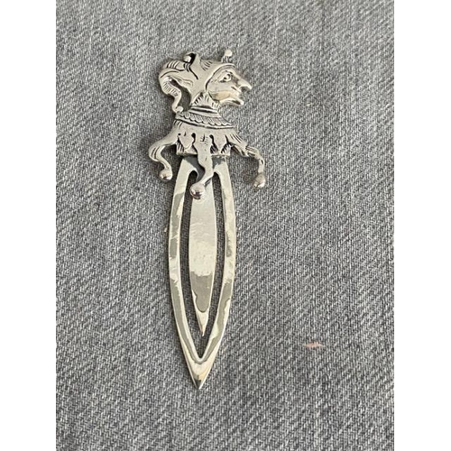 323 - Silver Joker bookmark