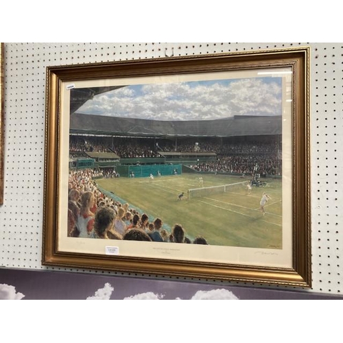 432 - Framed print of 'The Centre Court Wimbledon' by Edward Dawson 91/850 70x57cm