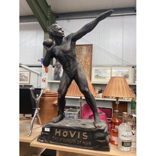 487 - Hovis 'The Strength of Man' statue by Pytram Ltd 89H (Compressed paper mould)