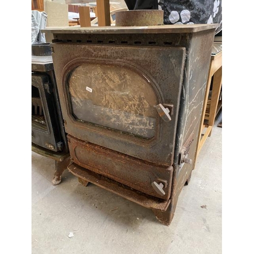 72 - Dunsley Highlander 7 stove (as found) 77H 52W 37D