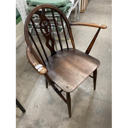 83 - Ercol Fleur De Lys Windsor chair 62W