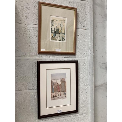 389 - 2 framed pencil signed G.W. Birks limited edition prints 31x40cm & 36x29cm