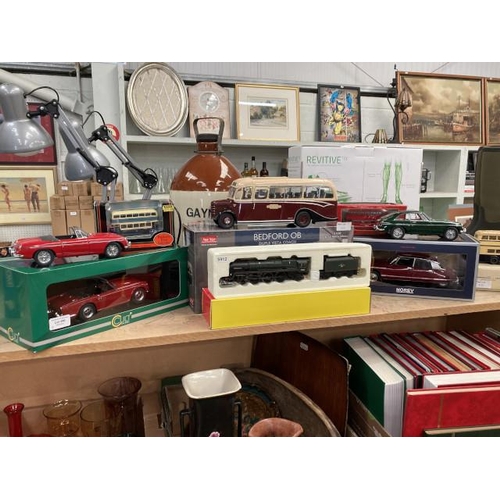 440 - MGC GT 1:198 (unboxed), MGB MK1 1:18 (unboxed), Hornby 00 gauge 'Britannia Class' (boxed), Cult Mode... 