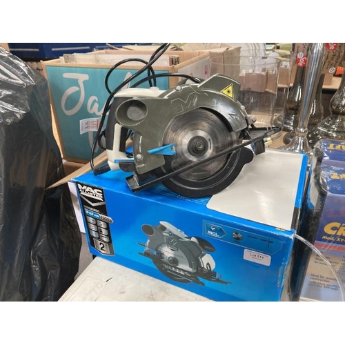 511 - MacAllister MSCS1200 165mm 1200W circular saw (new)