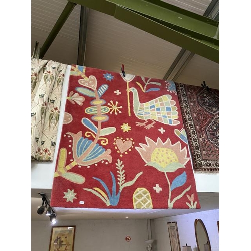 70 - Ikea woollen rug 140 x 200cm