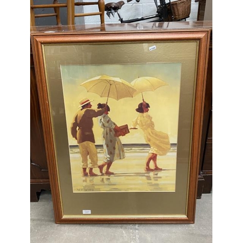 76 - Jack Vettriano ‘The Picnic Party’ framed print 88 x 68cm