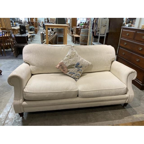 82 - Wesley-Barrell cream settee 190W