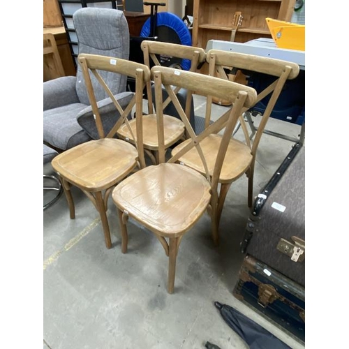 96 - 4 bistro chairs 50W
