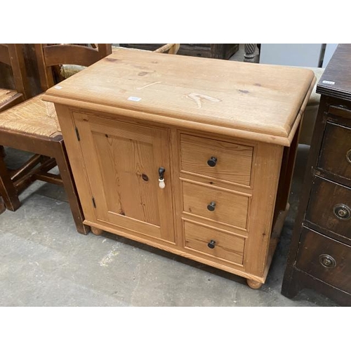 166 - Pine sideboard/chest 68H 60W 45D