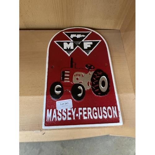 241 - Massey Ferguson plaque