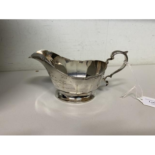 263 - Mappin & Webb Ltd, Birmingham 1937 silver gravy jug, 184g