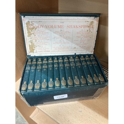 326 - Books; The Handy- Volume Shakspeare Complete in 13 volumes with case published by Bradbury, Agnew & ... 