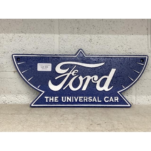 333 - Cast Ford plaque