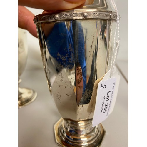 255 - Mappin & Webb Ltd, Birmingham 1937 silver sugar sifter & William Comyns & Sons Ltd (Richard Comyns),... 