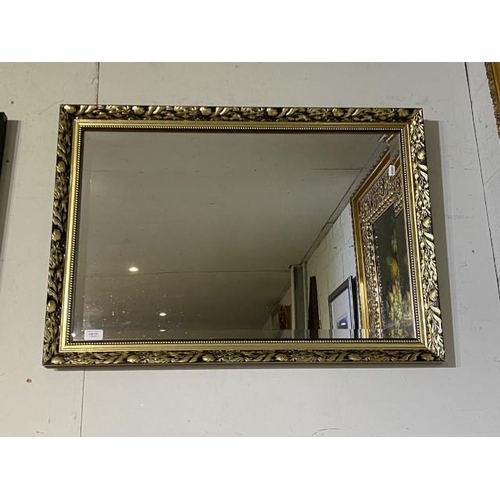 121 - Gilt framed mirror 60 x 86cm