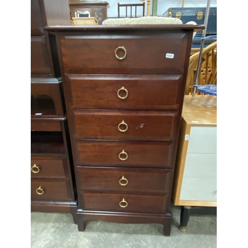 192 - Stag Minstrel mahogany 6 drawer chest 97H 53W 46D