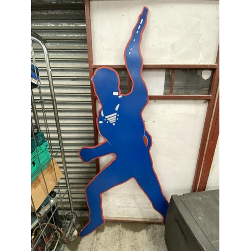 234 - Wooden 'Superhero' cut-out 202H