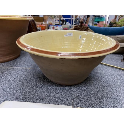 266 - Earthenware pancheon 45cm diameter