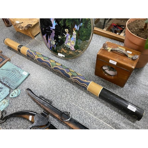 286 - Hand painted didgeridoo