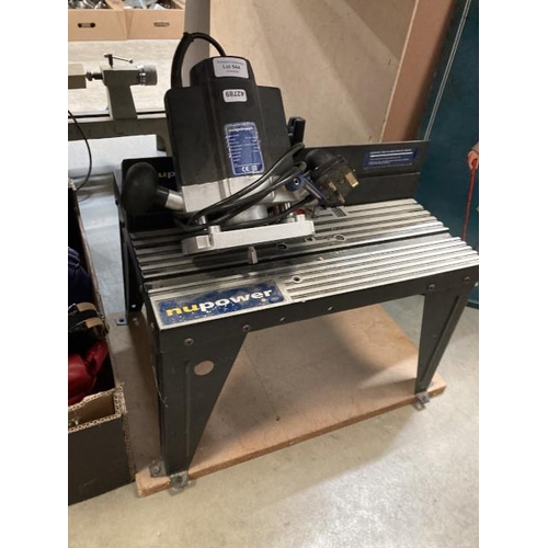 544 - Nupower MNPC1020AT router & router table