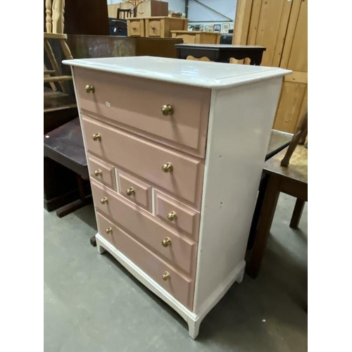 71 - Painted Stag Minstrel multi drawer chest 112H 82W 47D