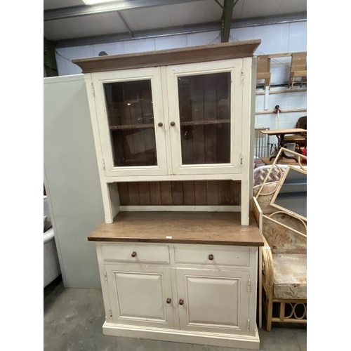 148 - Painted pine dresser 200H 118W 51D