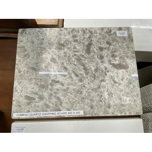 229 - Compac Quartz chopping board 400 x 300mm