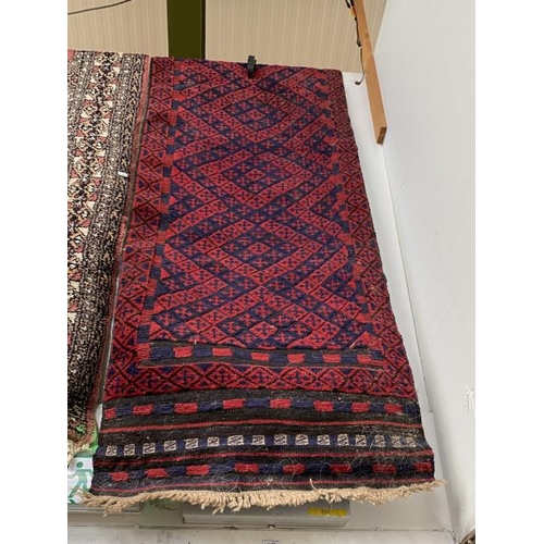 258 - Hand knotted Meshwani runner 275 x 66cm