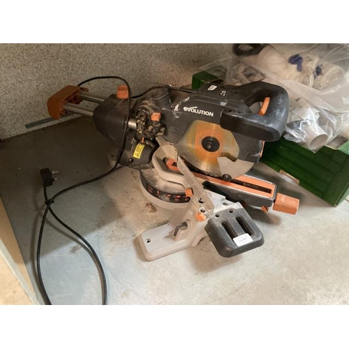 545 - Evolution R210 sliding mitre saw