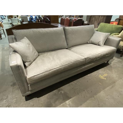 79 - Very good quality grey upholstered settee 240W